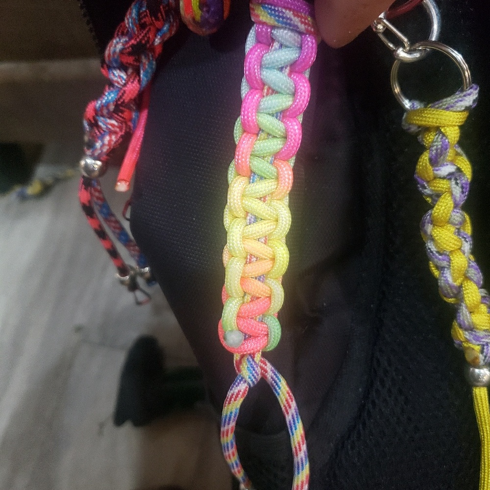 Paracord keychains